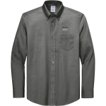 Evergreen Lutheran Eagles <span class="pdp-name-mascot">Evergreen Lutheran Eagles</span> Brooks Brothers Men's Wrinkle-Free Stretch Pinpoint Shirt Front Thumbnail