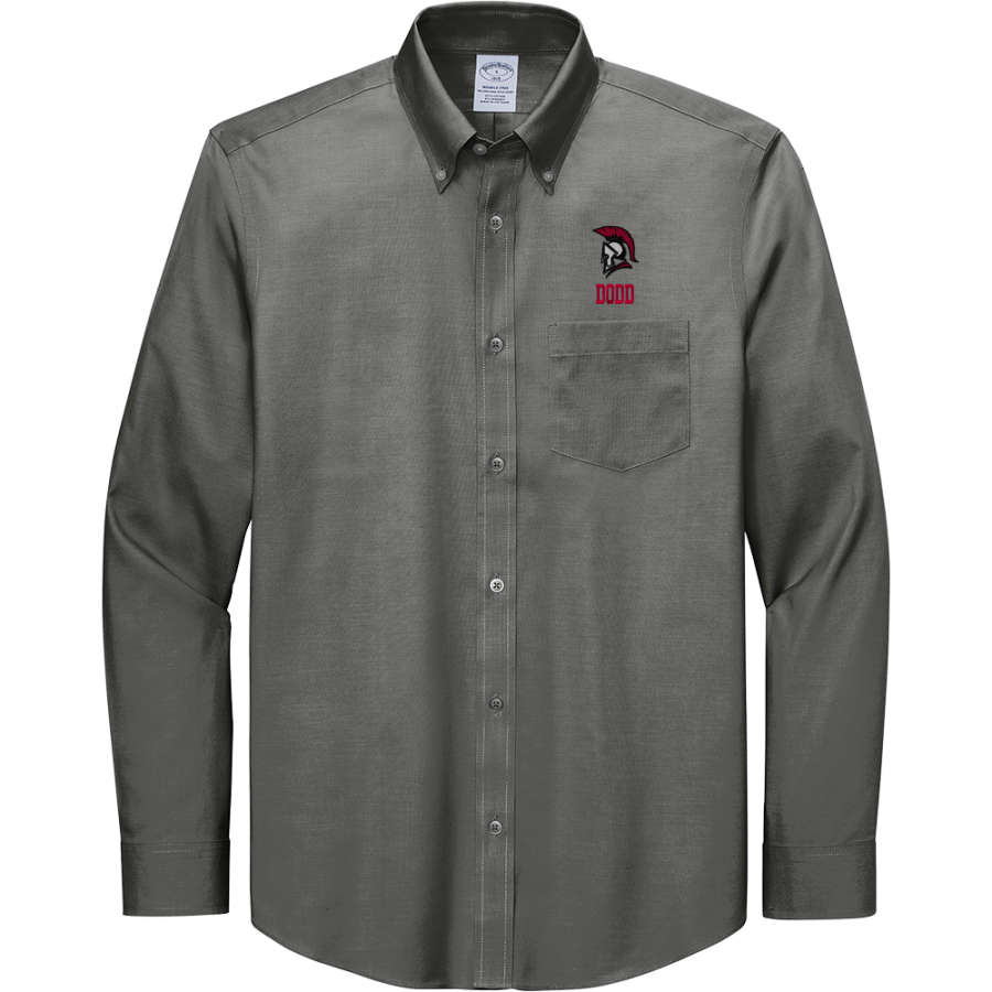 Dodd Spartans <span class="pdp-name-mascot">Dodd Middle School Spartans</span> Brooks Brothers Men's Wrinkle-Free Stretch Pinpoint Shirt