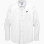 Broughal Rockets <span class="pdp-name-mascot">Broughal Rockets</span> Brooks Brothers Men's Wrinkle-Free Stretch Pinpoint Shirt Front Thumbnail