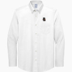 WATERLOO HIGH SCHOOL BULLDOGS <span class="pdp-name-mascot">WATERLOO BULLDOGS</span> Brooks Brothers Men's Wrinkle-Free Stretch Pinpoint Shirt Front Thumbnail
