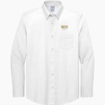 Mayo Spartans <span class="pdp-name-mascot">Mayo Spartans</span> Brooks Brothers Men's Wrinkle-Free Stretch Pinpoint Shirt Front Thumbnail