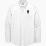 WEST PHILADELPHIA CATHOLIC HIGH SCHOOL BURRS Brooks Brothers Men's Wrinkle-Free Stretch Pinpoint Shirt Front Thumbnail