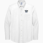 BETHPAGE HIGH SCHOOL GOLDEN EAGLES <span class="pdp-name-mascot">BETHPAGE GOLDEN EAGLES</span> Brooks Brothers Men's Wrinkle-Free Stretch Pinpoint Shirt Front Thumbnail
