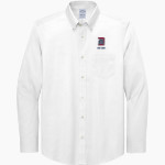 Detroit Mercy Titans Sideline Store <span class="pdp-name-mascot">UDM Titans</span> Brooks Brothers Men's Wrinkle-Free Stretch Pinpoint Shirt Front Thumbnail