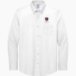 Trinity Warriors <span class="pdp-name-mascot">Trinity Christian Warriors</span> Brooks Brothers Men's Wrinkle-Free Stretch Pinpoint Shirt Front Thumbnail