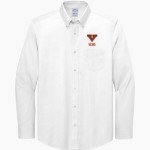 Frost Vikings <span class="pdp-name-mascot">Frost Vikings</span> Brooks Brothers Men's Wrinkle-Free Stretch Pinpoint Shirt Front Thumbnail