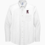 BERTHOUD HIGH SCHOOL SPARTANS Brooks Brothers Men's Wrinkle-Free Stretch Pinpoint Shirt Front Thumbnail
