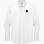 Belmont Abbey College The Official Store of the Crusaders Brooks Brothers Men's Wrinkle-Free Stretch Pinpoint Shirt Front Thumbnail
