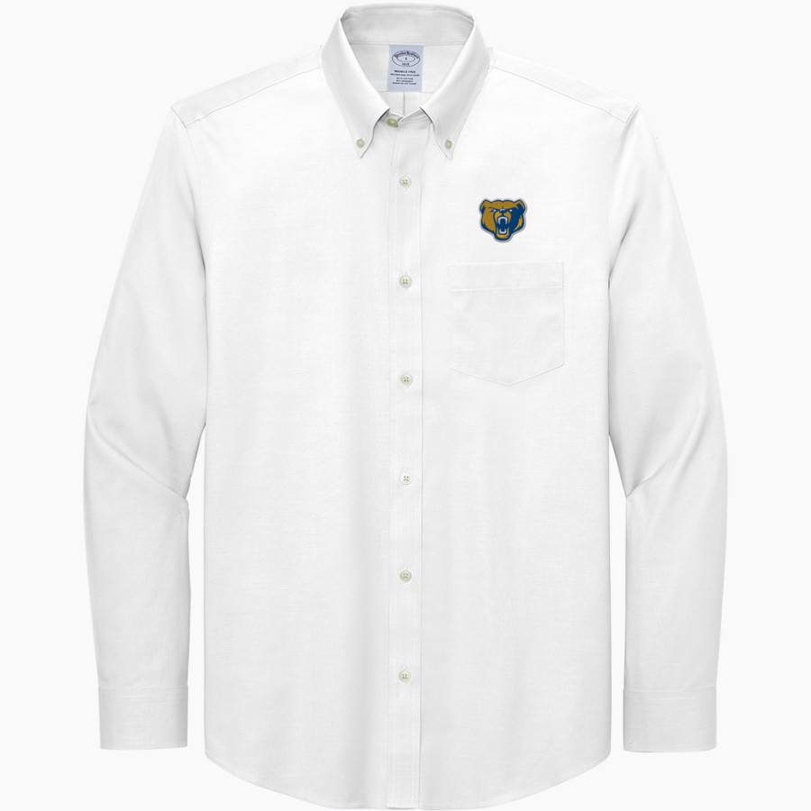 LYNDHURST HIGH SCHOOL GOLDEN BEARS <span class="pdp-name-mascot">LYNDHURST GOLDEN BEARS</span> Brooks Brothers Men's Wrinkle-Free Stretch Pinpoint Shirt