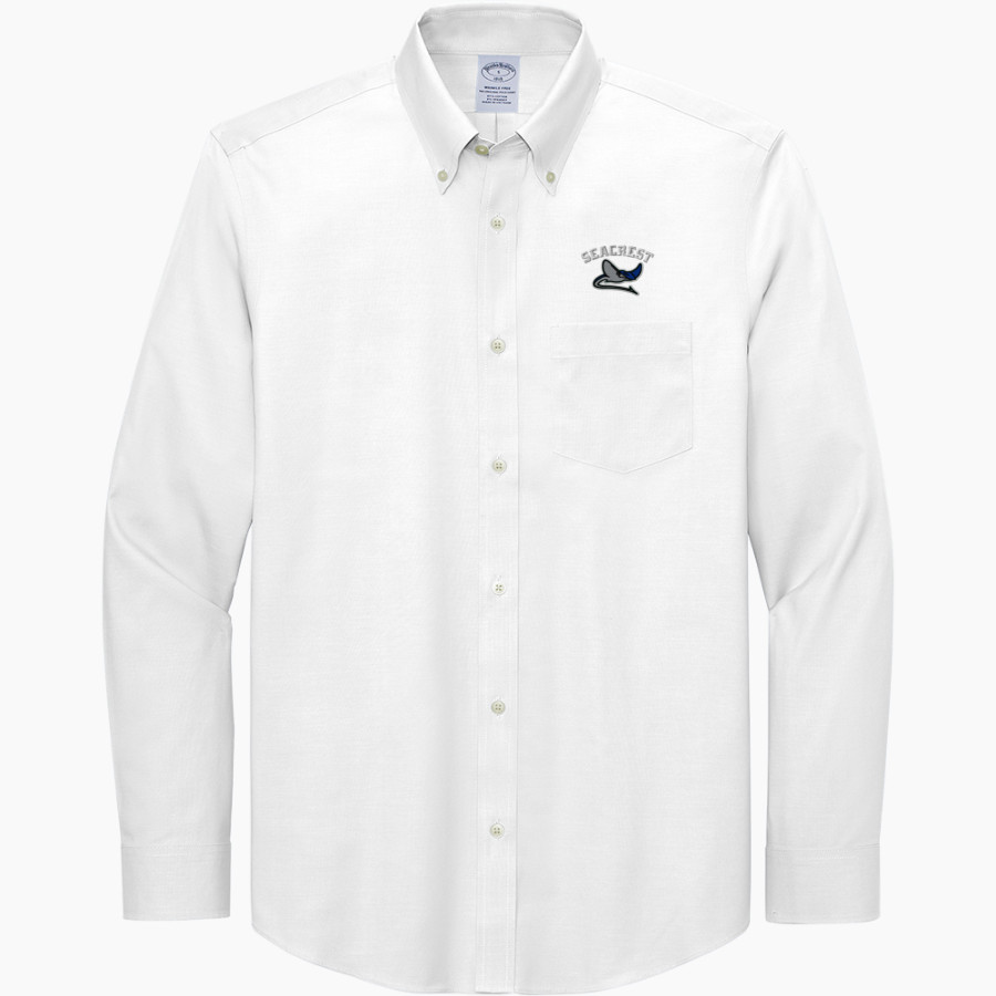 Seacrest Stingrays <span class="pdp-name-mascot">Seacrest Stingrays</span> Brooks Brothers Men's Wrinkle-Free Stretch Pinpoint Shirt