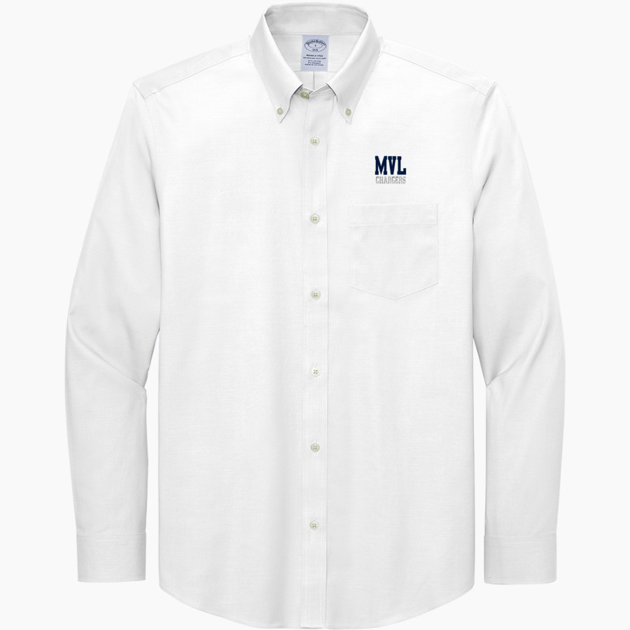 MVL Chargers <span class="pdp-name-mascot">MVL Chargers</span> Brooks Brothers Men's Wrinkle-Free Stretch Pinpoint Shirt