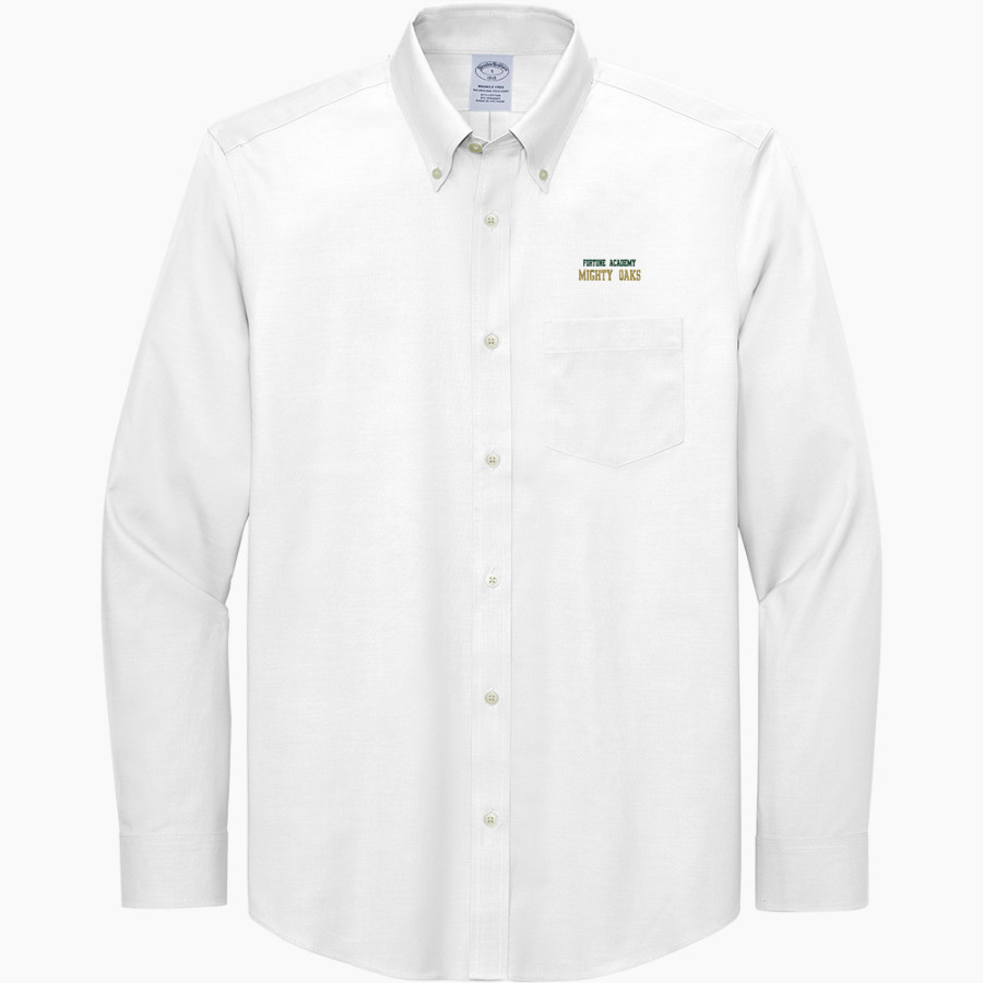 Fortune Academy Mighty Oaks online store Brooks Brothers Men's Wrinkle-Free Stretch Pinpoint Shirt