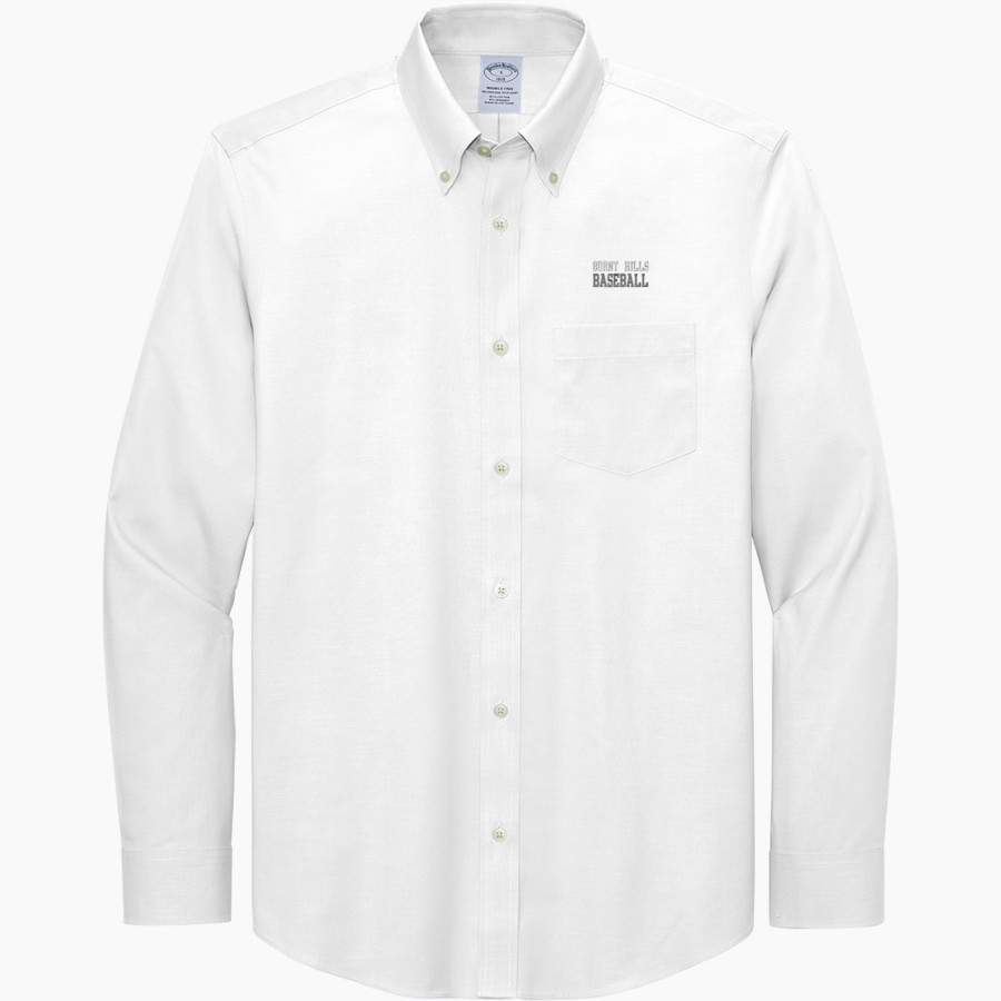 Burnt Hills-Ballston Lake Brooks Brothers Men's Wrinkle-Free Stretch Pinpoint Shirt
