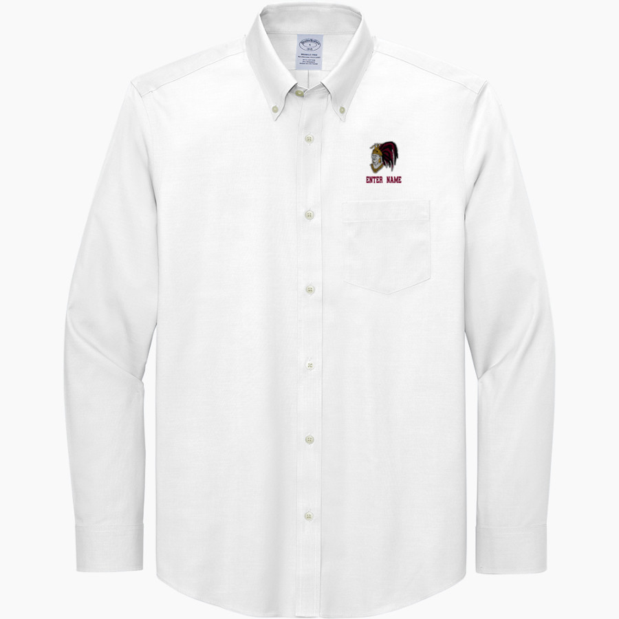 BARSTOW HIGH SCHOOL AZTECS <span class="pdp-name-mascot">BARSTOW AZTECS</span> Brooks Brothers Men's Wrinkle-Free Stretch Pinpoint Shirt