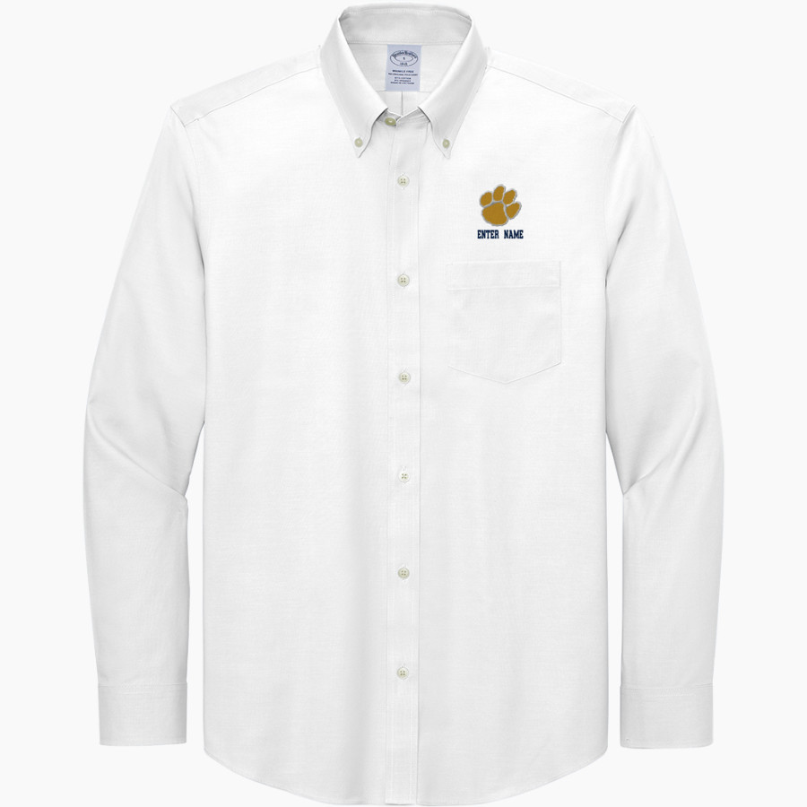SHADE HIGH SCHOOL PANTHERS Brooks Brothers Men's Wrinkle-Free Stretch Pinpoint Shirt