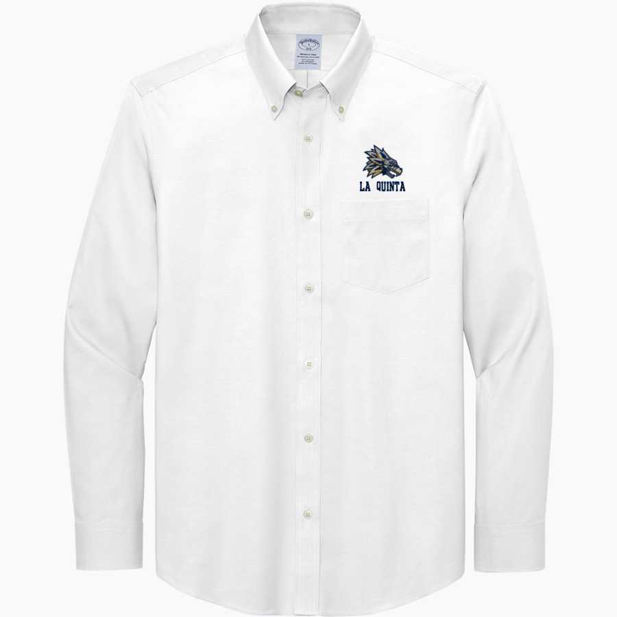 LA QUINTA HIGH SCHOOL AZTECS <span class="pdp-name-mascot">LA QUINTA AZTECS</span> Brooks Brothers Men's Wrinkle-Free Stretch Pinpoint Shirt