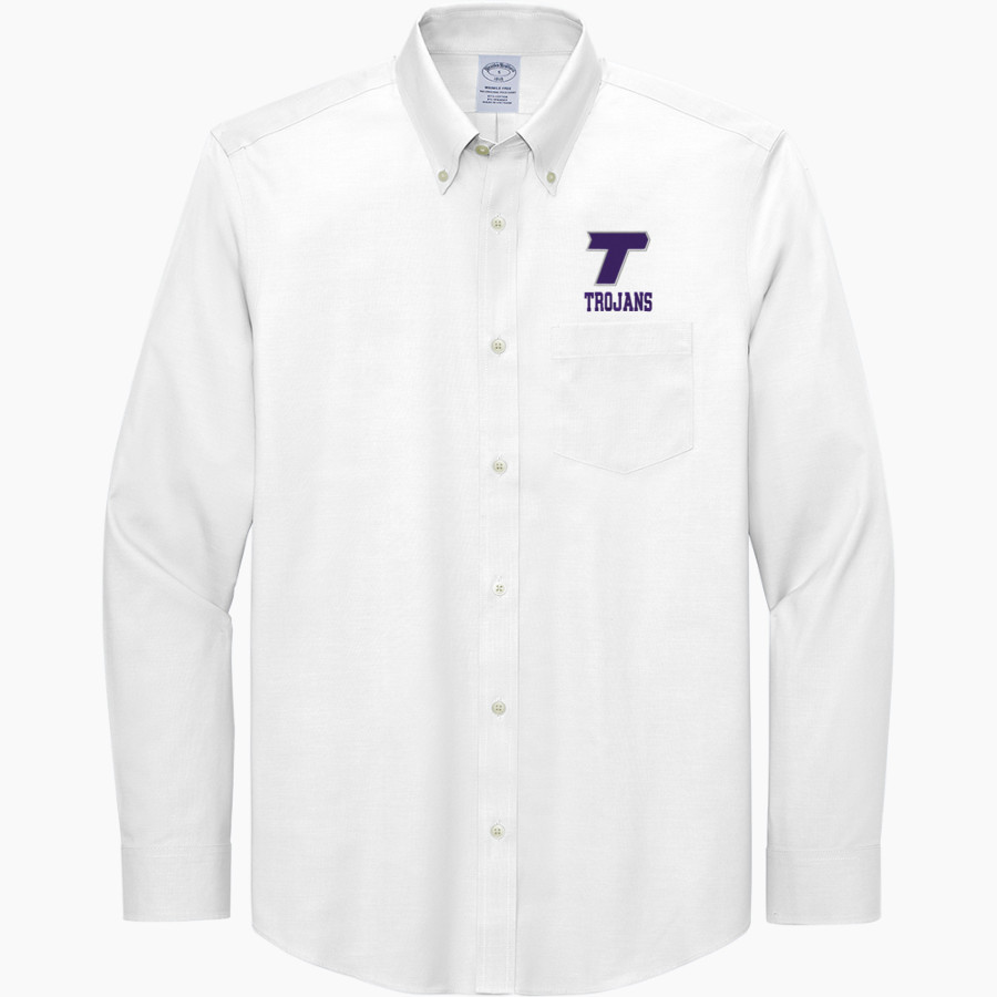 Trevecca University Trojans Brooks Brothers Men's Wrinkle-Free Stretch Pinpoint Shirt