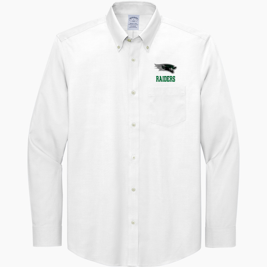 REYNOLDS HIGH SCHOOL RAIDERS <span class="pdp-name-mascot">REYNOLDS RAIDERS</span> Brooks Brothers Men's Wrinkle-Free Stretch Pinpoint Shirt