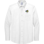 Madonna Crusaders <span class="pdp-name-mascot">Madonna Crusaders</span> Brooks Brothers Men's Wrinkle-Free Stretch Pinpoint Shirt Front Thumbnail