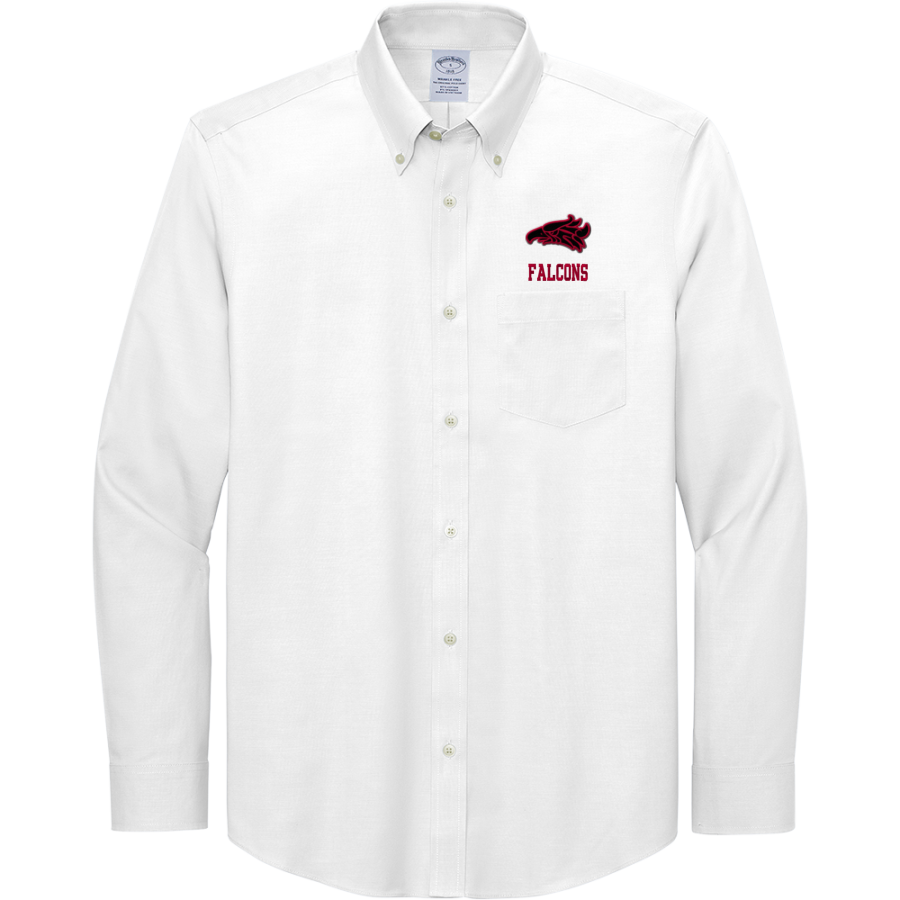 FAIRFIELD HIGH SCHOOL FALCONS <span class="pdp-name-mascot">FAIRFIELD FALCONS</span> Brooks Brothers Men's Wrinkle-Free Stretch Pinpoint Shirt