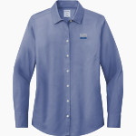 Barton College Official Store of the Bulldogs <span class="pdp-name-mascot">Barton Bulldogs</span> Brooks Brothers Women's Wrinkle-Free Stretch Pinpoint Shirt Front Thumbnail