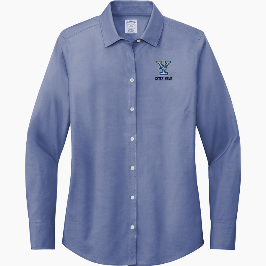 YANTIS HIGH SCHOOL OWLS <span class="pdp-name-mascot">YANTIS OWLS</span> Brooks Brothers Women's Wrinkle-Free Stretch Pinpoint Shirt
