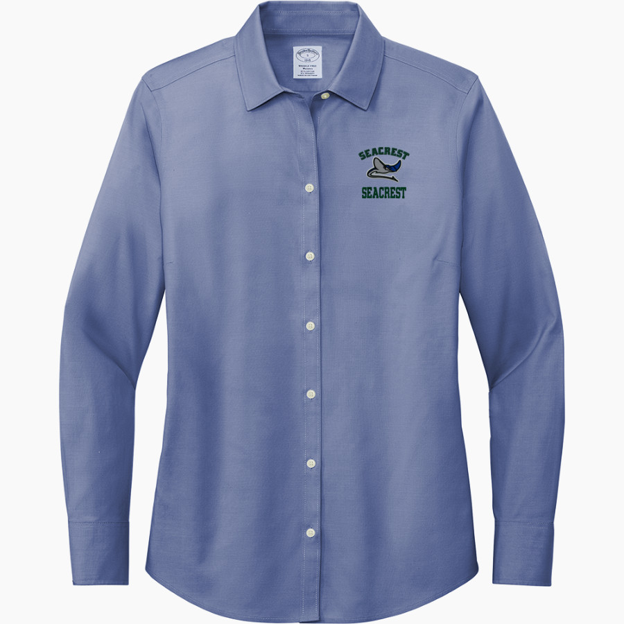 Seacrest Stingrays <span class="pdp-name-mascot">Seacrest Stingrays</span> Brooks Brothers Women's Wrinkle-Free Stretch Pinpoint Shirt