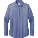 DIME BOX HIGH SCHOOL LONGHORNS <span class="pdp-name-mascot">DIME BOX LONGHORNS</span> Brooks Brothers Women's Wrinkle-Free Stretch Pinpoint Shirt Front Thumbnail