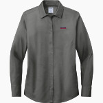 National Wrestling Coaches Association <span class="pdp-name-mascot">NWCA</span> Brooks Brothers Women's Wrinkle-Free Stretch Pinpoint Shirt Front Thumbnail