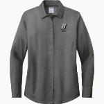 Binghamton University Brooks Brothers Women's Wrinkle-Free Stretch Pinpoint Shirt Front Thumbnail
