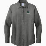 Gunston Herons <span class="pdp-name-mascot">Gunston Herons</span> Brooks Brothers Women's Wrinkle-Free Stretch Pinpoint Shirt Front Thumbnail