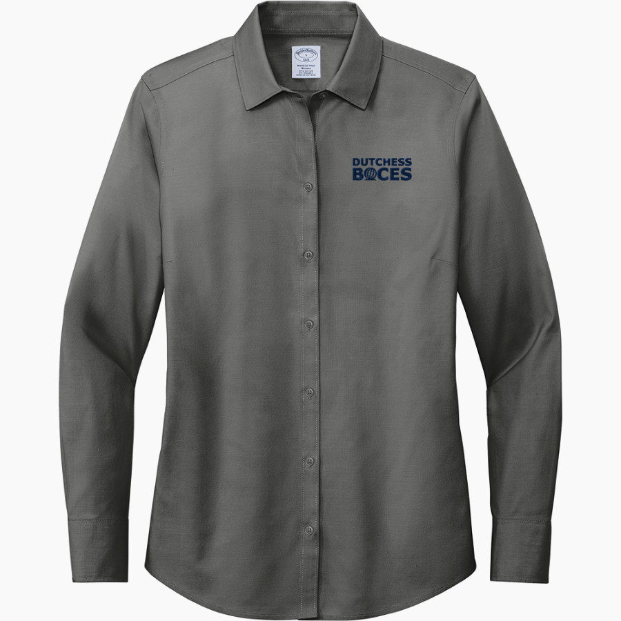 Dutchess BOCES <span class="pdp-name-mascot">Dutchess County BOCES</span> Brooks Brothers Women's Wrinkle-Free Stretch Pinpoint Shirt