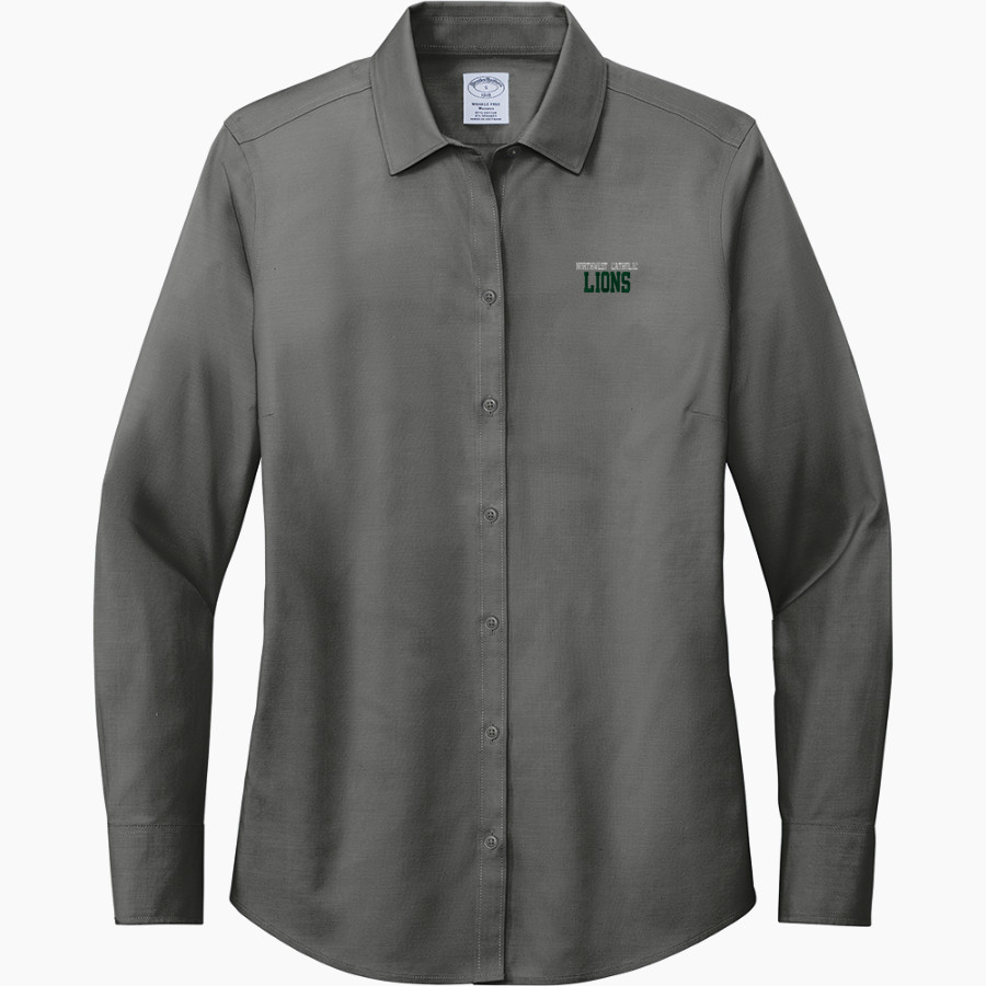 Northwest Catholic Lions <span class="pdp-name-mascot">Northwest Catholic Lions</span> Brooks Brothers Women's Wrinkle-Free Stretch Pinpoint Shirt