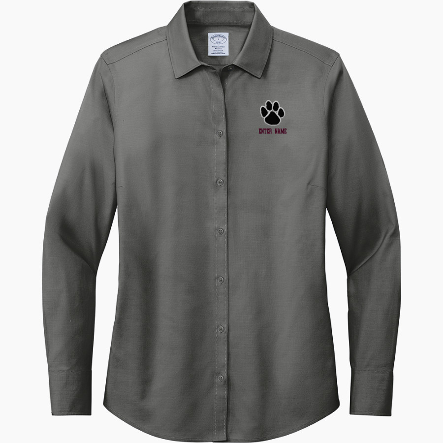 Peachtree Panthers <span class="pdp-name-mascot">Peachtree Academy Panthers</span> Brooks Brothers Women's Wrinkle-Free Stretch Pinpoint Shirt