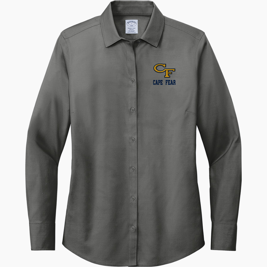 Cape Fear Colts <span class="pdp-name-mascot">Cape Fear Colts</span> Brooks Brothers Women's Wrinkle-Free Stretch Pinpoint Shirt