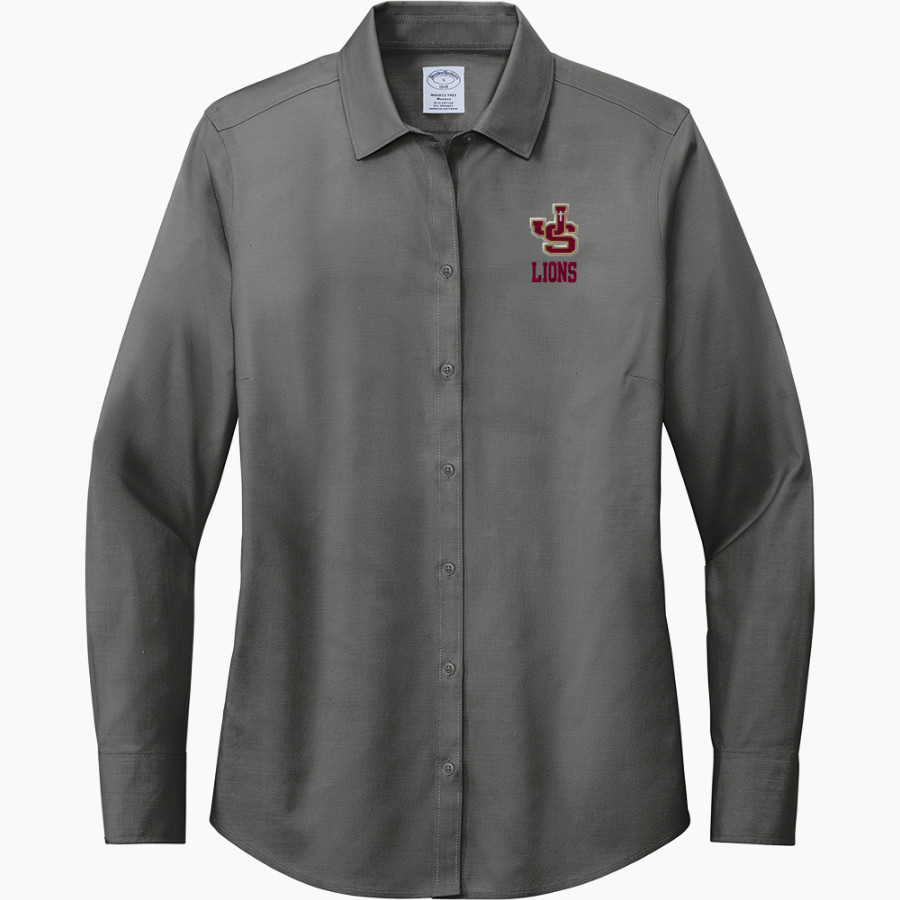 JSERRA CATHOLIC HIGH SCHOOL LIONS <span class="pdp-name-mascot">J SERRA LIONS</span> Brooks Brothers Women's Wrinkle-Free Stretch Pinpoint Shirt