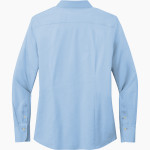 OLQA Angels Brooks Brothers Women's Wrinkle-Free Stretch Pinpoint Shirt Back Thumbnail