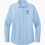 Campus International Trailblazers <span class="pdp-name-mascot">Campus International Trailblazers</span> Brooks Brothers Women's Wrinkle-Free Stretch Pinpoint Shirt Front Thumbnail