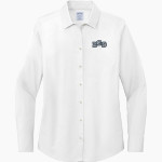 Lakeland Christian Vikings Brooks Brothers Women's Wrinkle-Free Stretch Pinpoint Shirt Front Thumbnail