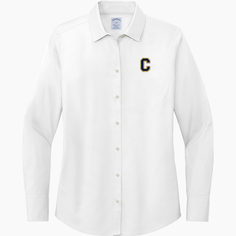 CHELSEA HIGH SCHOOL BULLDOGS <span class="pdp-name-mascot">CHELSEA BULLDOGS</span> Brooks Brothers Women's Wrinkle-Free Stretch Pinpoint Shirt