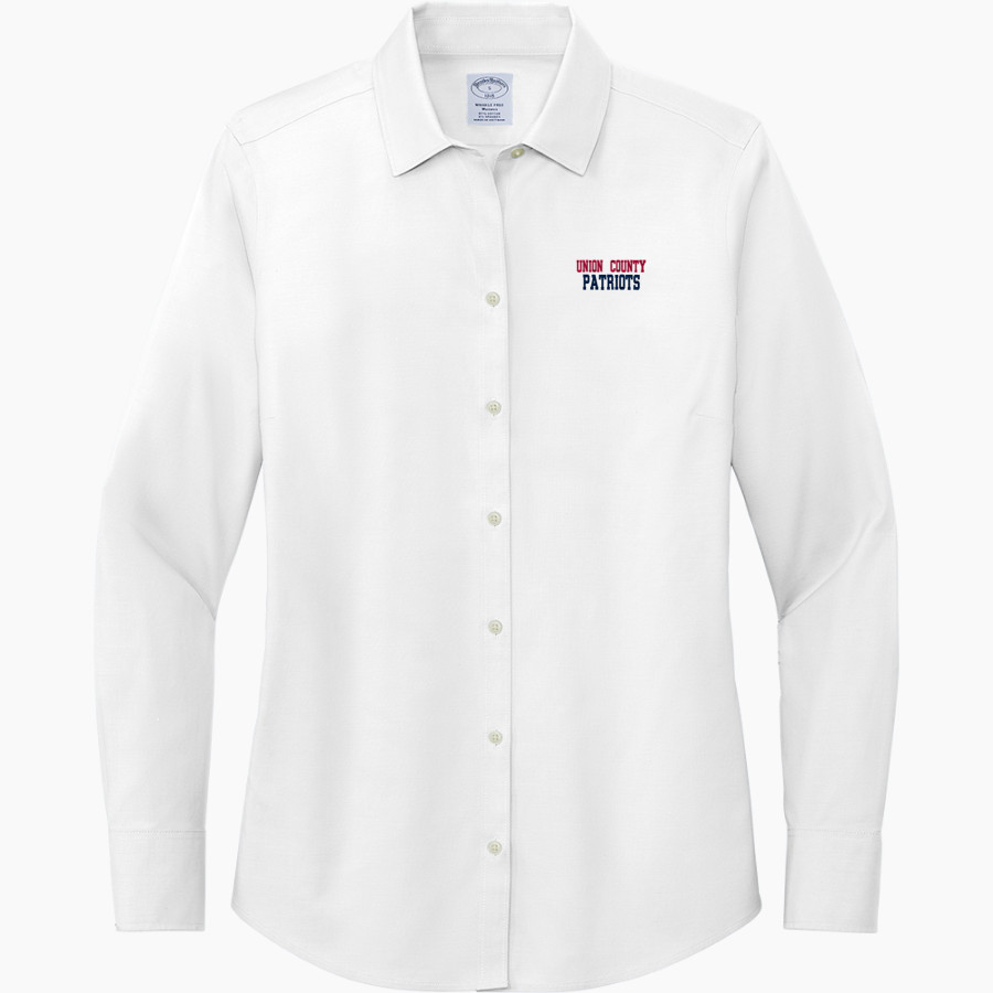 UNION COUNTY HIGH SCHOOL PATRIOTS <span class="pdp-name-mascot">UNION COUNTY PATRIOTS</span> Brooks Brothers Women's Wrinkle-Free Stretch Pinpoint Shirt