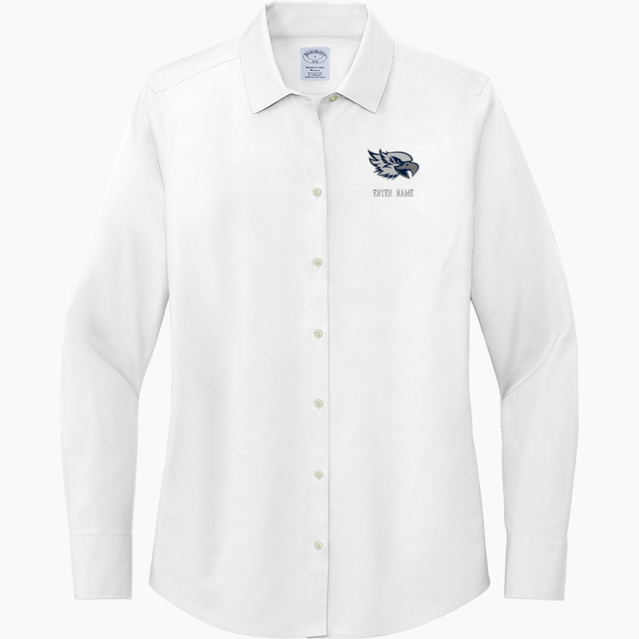 HEARTLAND CHRISTIAN ACADEMY EAGLES <span class="pdp-name-mascot">HEARTLAND EAGLES</span> Brooks Brothers Women's Wrinkle-Free Stretch Pinpoint Shirt