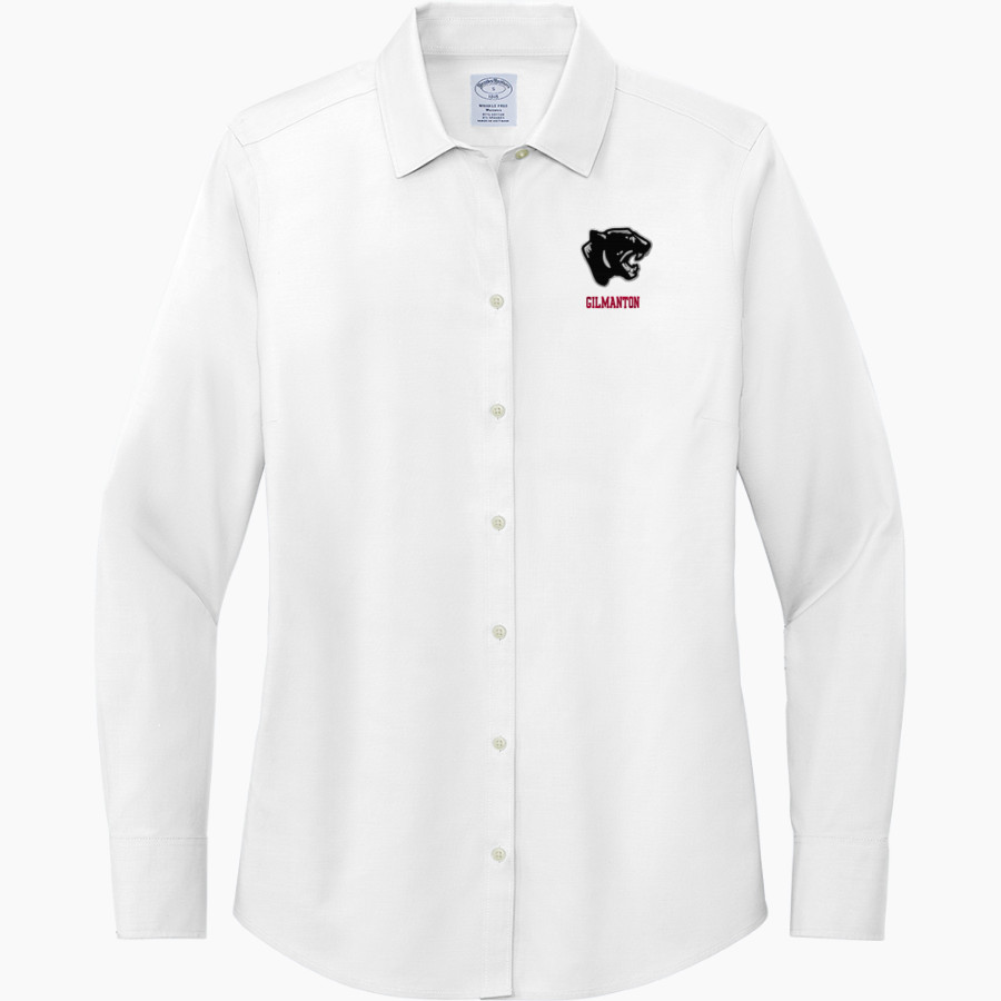 Gilmanton Panthers <span class="pdp-name-mascot">Gilmanton Panthers</span> Brooks Brothers Women's Wrinkle-Free Stretch Pinpoint Shirt