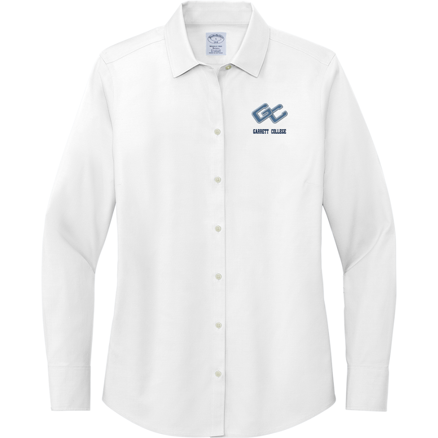 Garrett College Lakers <span class="pdp-name-mascot">Garrett College Lakers</span> Brooks Brothers Women's Wrinkle-Free Stretch Pinpoint Shirt