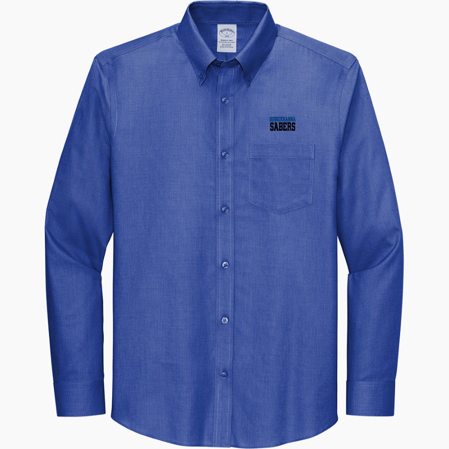 Susquehanna Sabers <span class="pdp-name-mascot">Susquehanna Community High School Sabers</span> Brooks Brothers Wrinkle-Free Stretch Nailhead Shirt