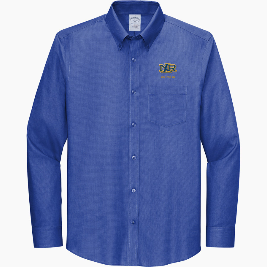 NORTH LITTLE ROCK HIGH SCHOOL CHARGING WILDCATS Brooks Brothers Wrinkle-Free Stretch Nailhead Shirt