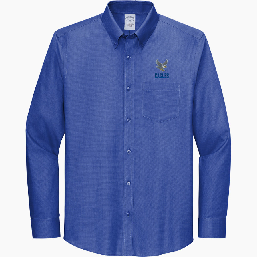 Eisenhower Elementary School Eagles <span class="pdp-name-mascot">Eisenhower Elementary School Eagles</span> Brooks Brothers Wrinkle-Free Stretch Nailhead Shirt