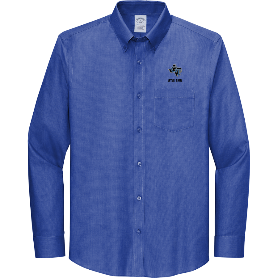 GUNTER HIGH SCHOOL TIGERS <span class="pdp-name-mascot">GUNTER TIGERS</span> Brooks Brothers Wrinkle-Free Stretch Nailhead Shirt