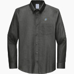 Spalding University Eagles <span class="pdp-name-mascot">Spalding University Eagles</span> Brooks Brothers Wrinkle-Free Stretch Nailhead Shirt Front Thumbnail