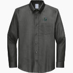 Gunston Herons <span class="pdp-name-mascot">Gunston Herons</span> Brooks Brothers Wrinkle-Free Stretch Nailhead Shirt Front Thumbnail